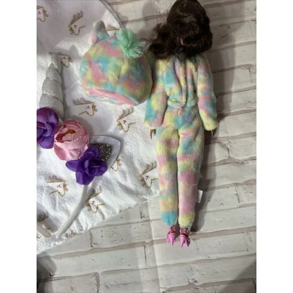 Barbie‎ Cutie Reveal Unicorn Plush Including Pet RARE Outfit VGC +My Little Pony